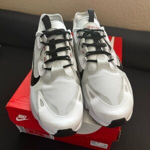 Nike White and Gray Women's Sneakers